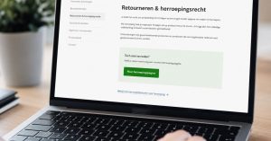De verplichte herroepingsknop